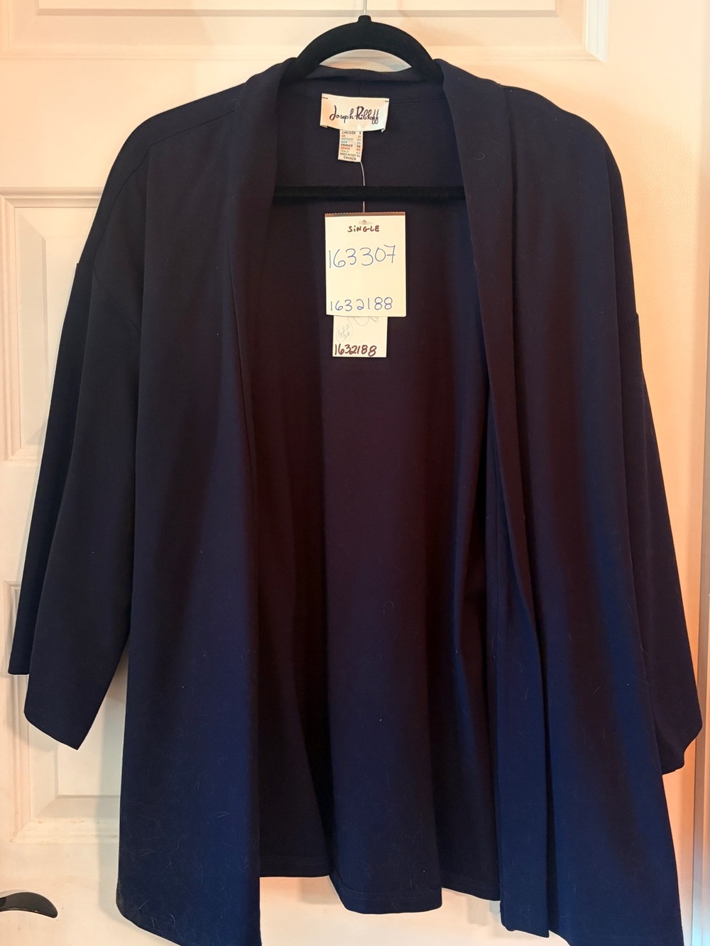 Joseph Ribkoff Dark Blue Open-Front Cardigan